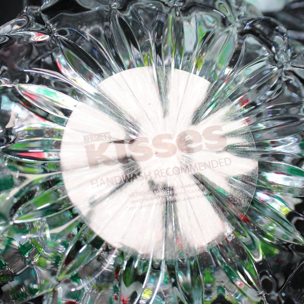 Hersheys Kisses Lead Crystal Candy Dish - Picture 7 of 11